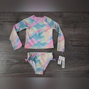 Girls rashguard swimsuit 🩱 size 5 NWT